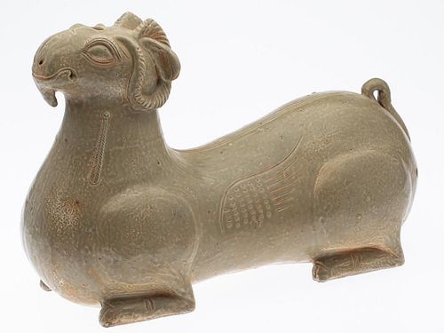 Chinese Sheep-Form Vessel