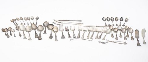 43 Pieces of Sterling Silver Flatware and 8 Others