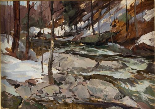 Bernard Corey, River Landscape