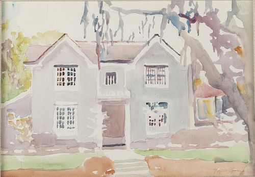Myrtle Jones, Ardsley Park House, Watercolor