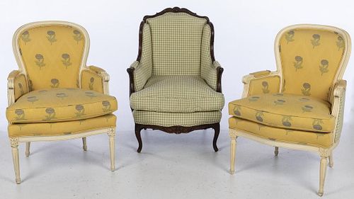 Three French Chairs
