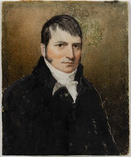 British School, Portrait of a Gentleman, Oil, 19th C