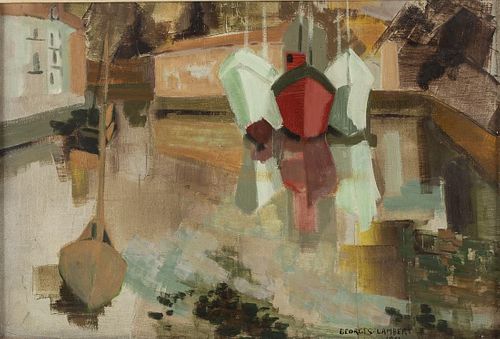 Georges Lambert, L'Estuaire, Oil on Canvas, 1961