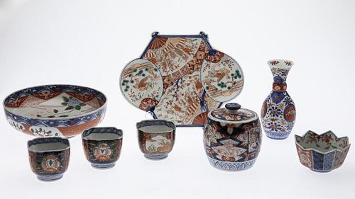 8 Pieces of Imari Porcelain