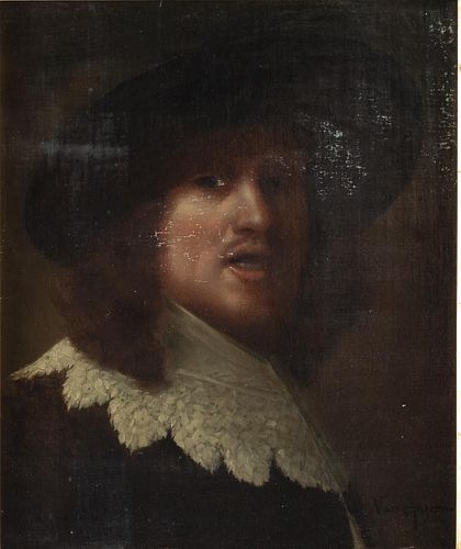 Dutch Portrait Probably After Rembrandt