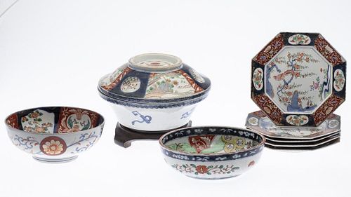 8 Pieces of Imari Porcelain