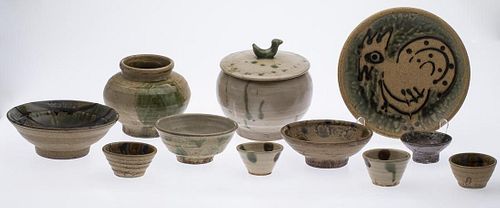 11 Pieces of Various NC Pottery, 21st C
