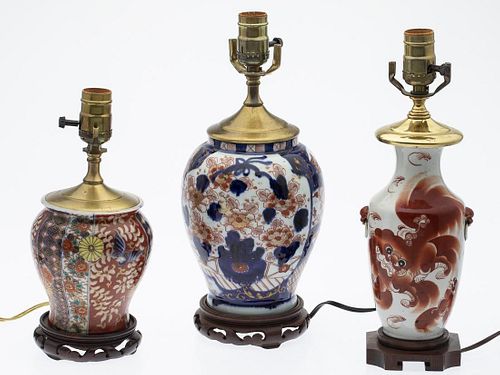 Two Lamps and a Chinese Lamp