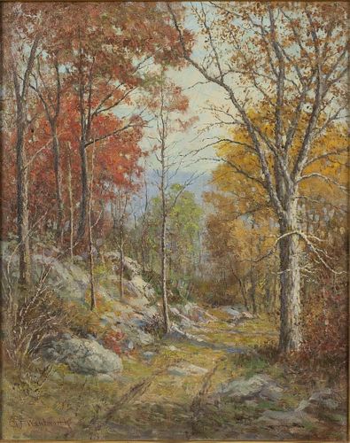 D. F. Wentworth, Landscape, Oil on Canvas