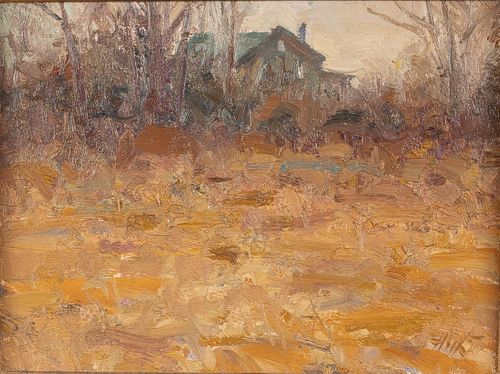 Terrance Hick, Field Sketch, Oil on Canvas