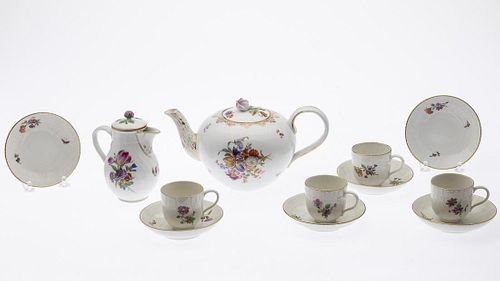 Berlin Royal Porcelain Tea Set and Viennese Teapot