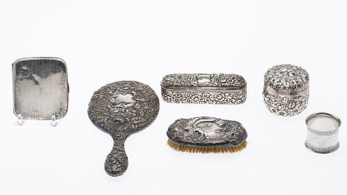 Group of Sterling Silver Personal Articles