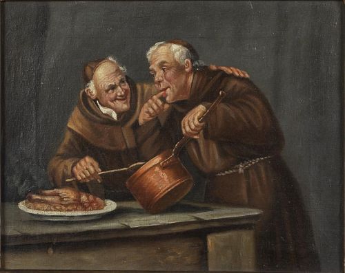 After Gioconda Sani, Two Monks Eating Supper