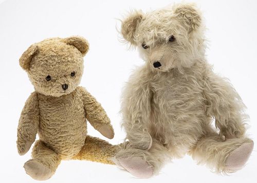 Two Stuffed Jointed Bears