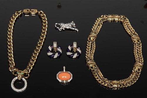 Group of Costume Jewelry including Givenchy