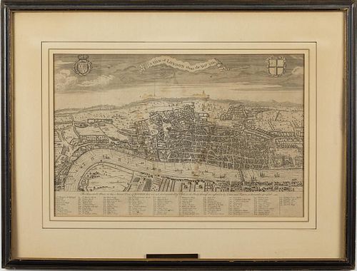 William Maitland, A View of London, Engraving