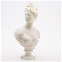 3753443: Marble Bust of a Woman, 19th Century E3RDL