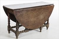 3753547: English Oak Gate Leg Table, 18th/19th Century E3RDJ