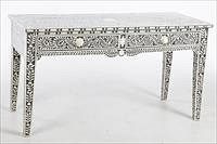 3753572: Anglo Indian Bone Inlaid Console Table, Modern E3RDJ