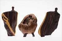 3776681: Bob Womack (Colorado, 21st Century), Three Wood Sculptures E3RDL