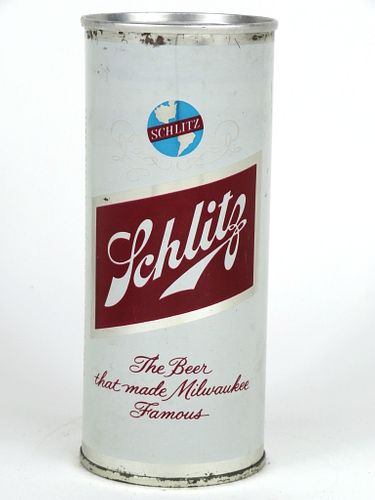 1962 Schlitz Beer "Super Softop" 16oz One Pint Flat Top Can 235-31, Milwaukee, Wisconsin