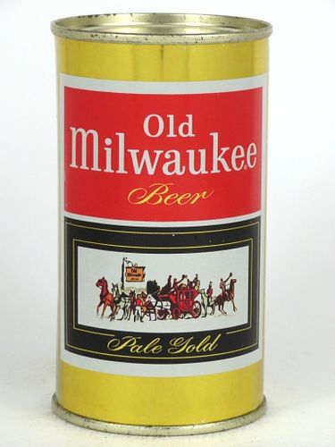1958 Old Milwaukee Beer 12oz Flat Top Can 107-26V2, Milwaukee, Wisconsin