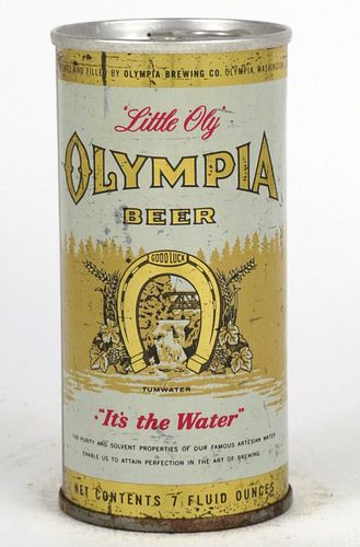1964 Olympia Beer 7oz Can T29-07, Tumwater, Washington