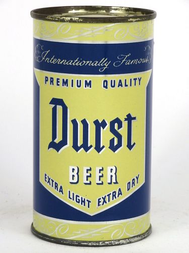 1957 Durst Premium Quality Beer 12oz Flat Top Can 57-18.1, Spokane, Washington