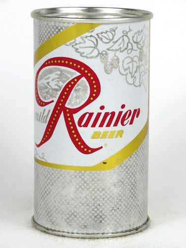 1954 Rainier Beer 12oz Flat Top Can 118-14, Seattle, Washington