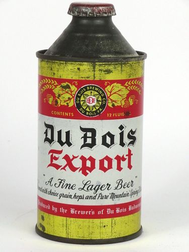 1948 DuBois Export Beer 12oz Cone Top Can 159-22, Dubois, Pennsylvania