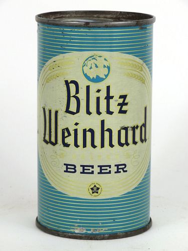 1957 Blitz Weinhard Beer 12oz Flat Top Can 39-29, Portland, Oregon