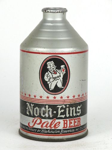 1945 Noch-Eins Pale Beer 12oz Cone Top Can 197-10, Columbus, Ohio