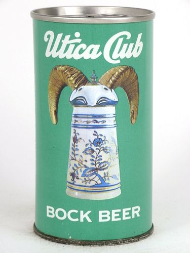1965 Utica Club Bock Beer 12oz Tab Top Can T132-27f, Utica, New York