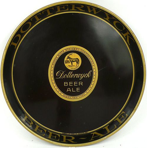 1938 Dotterwyck Beer - Ale 12 inch Serving Tray, Olean, New York