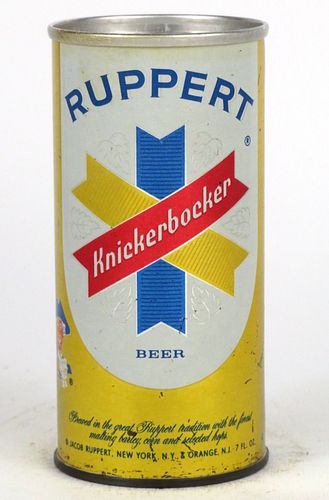 1968 Ruppert Knickerbocker Beer 7oz Can 29-27, New York (Brooklyn), New York