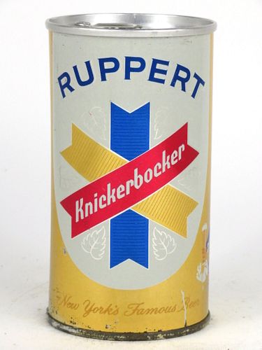 1964 Ruppert Knickerbocker Beer 12oz Tab Top Can T116-33v2, New York, New York