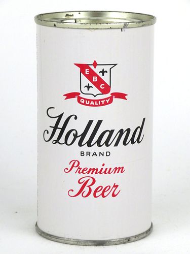 1959 Holland Premium Beer 12oz Flat Top Can 83-10, Hammonton, New Jersey