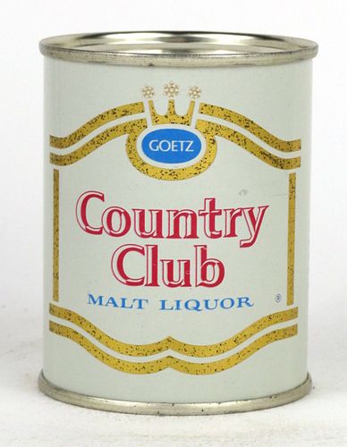 1958 Goetz Country Club Malt Liquor 8oz Can 240-26, St. Joseph, Missouri