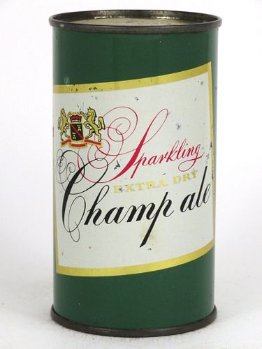 1958 Champ ale Extra Dry 12oz Flat Top Can 49-15v, Trenton, New Jersey