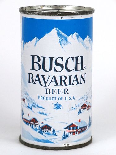 1958 Busch Bavarian Beer (73CW) 12oz Flat Top Can 47-23.2, Saint Louis, Missouri