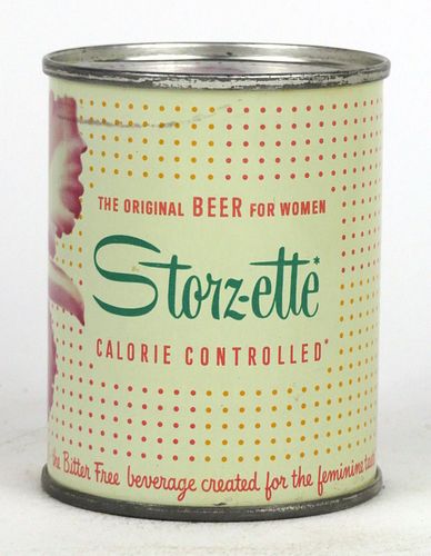 1953 Storzette Calorie Controlled Beer 12oz Can 242-17, Omaha, Nebraska