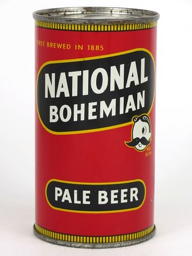 1957 National Bohemian Pale Beer 12oz Flat Top Can 102-05.2, Baltimore, Maryland