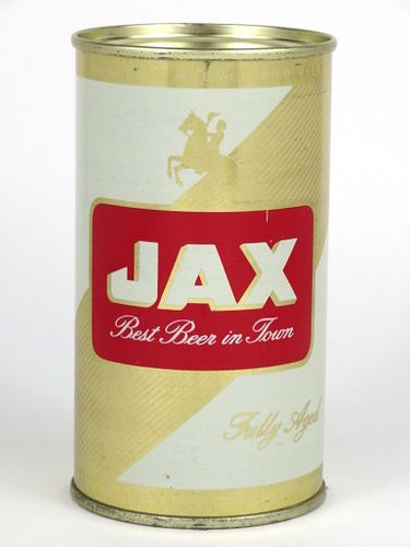 1958 Jax Beer 12oz Flat Top Can 86-15, New Orleans, Louisiana