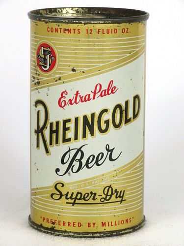 1950 Rheingold Beer 12oz Flat Top Can 123-04, Chicago, Illinois