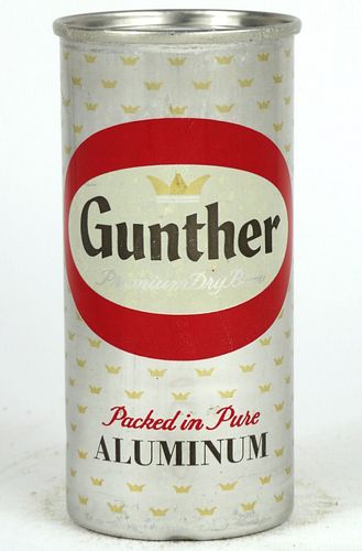 1907 Gunther Premium Dry Beer 7oz Can 241-30, Baltimore, Maryland