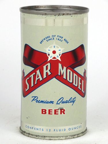 1963 Star Model Beer 12oz Flat Top Can 135-39, Chicago, Illinois