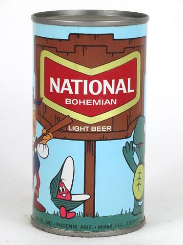 1970 National Bohemian Lager Beer 12oz Tab Top Can T97-05, Baltimore, Maryland