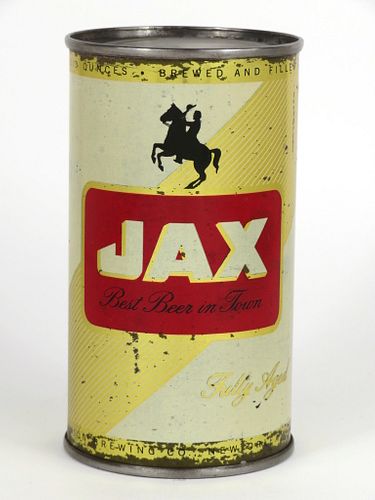 1955 Jax Beer 12oz Flat Top Can New Orleans, Louisiana, New Orleans, Louisiana