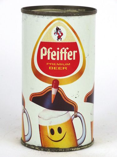 1958 Pfeiffer Premium Beer 12oz Flat Top Can 114-24, Detroit, Michigan