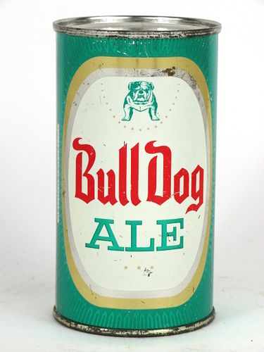 1958 Bull Dog Ale 12oz Flat Top Can 45-31, Los Angeles, California
